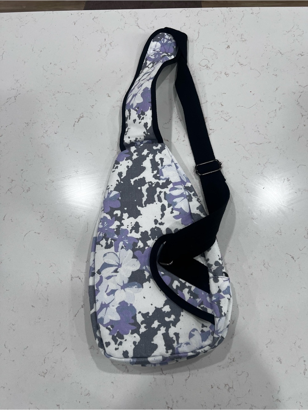 Sling Bag in Purple Camo - Picture 2 of 4